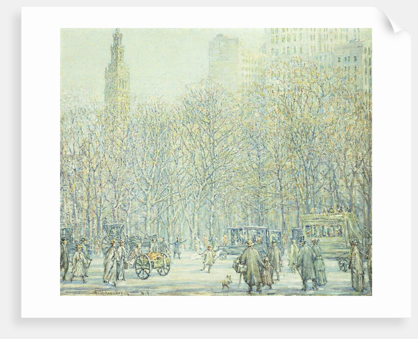Winter in New York by F. Usher de Voll