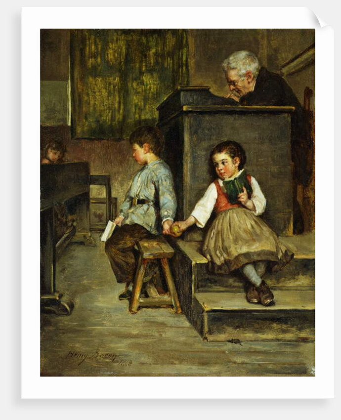 The Classroom, 1868 by Henry Bacon