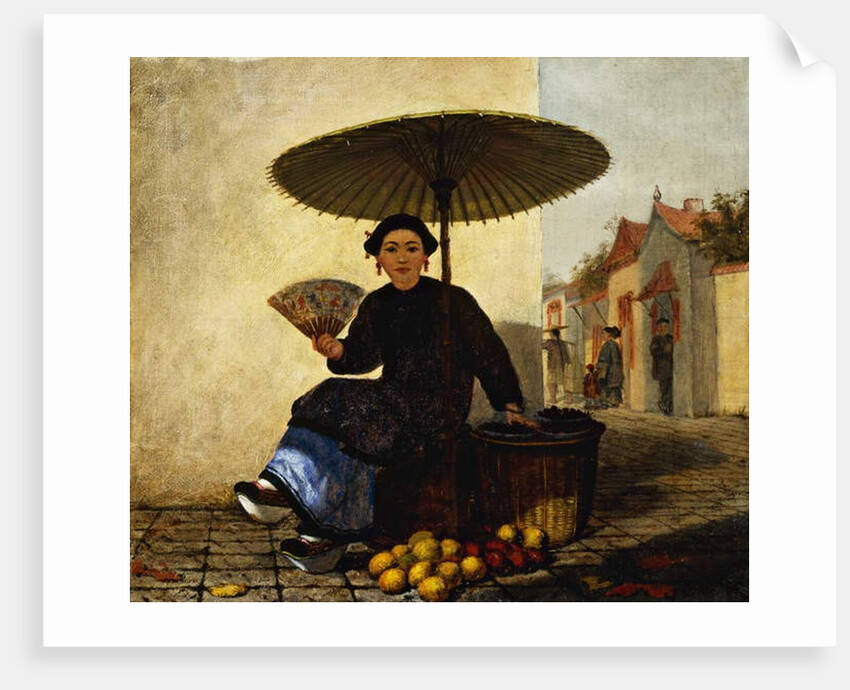Fruit Seller, 1862 by Enoch Wood Perry
