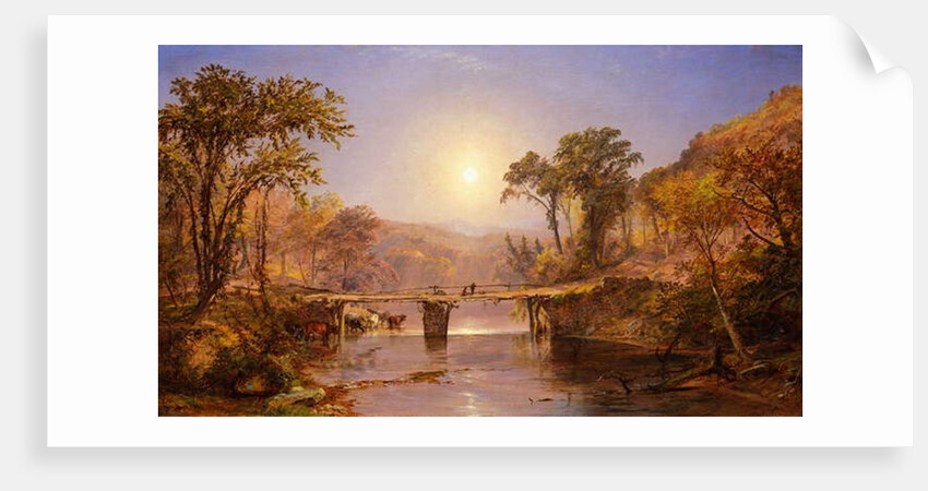 Indian Summer on the Delaware River, 1862 by Jasper Francis Cropsey