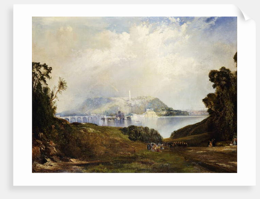 A View of Fairmont Waterworks, Philadelphia by Thomas Moran