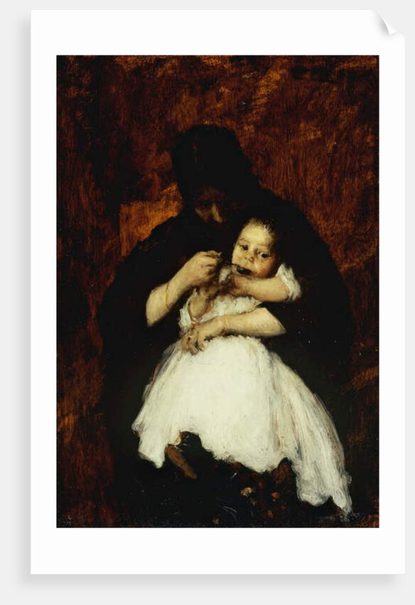 Feeding Baby, 1886 by William Merritt Chase