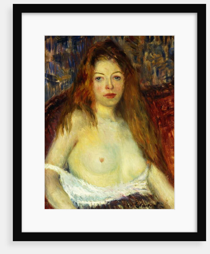 A Red-Haired Model by William James Glackens