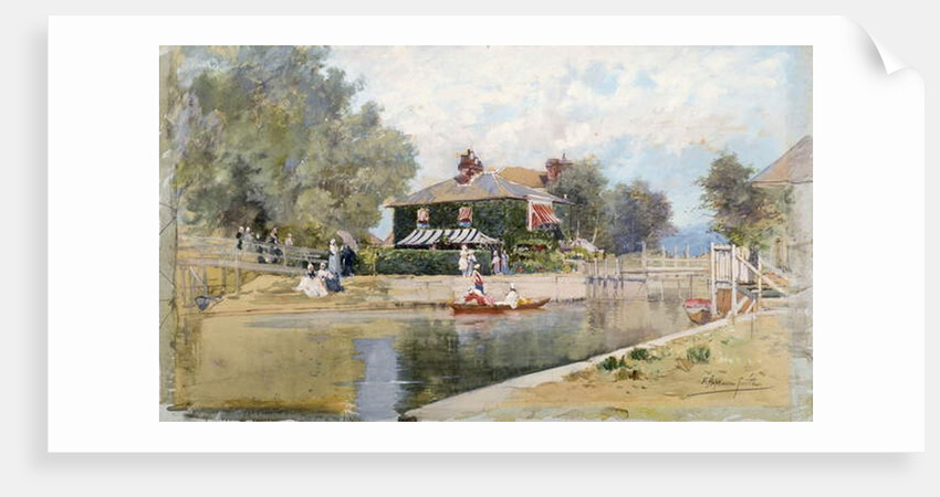 A Summer Day on the Canal by Francis Hopkinson Smith
