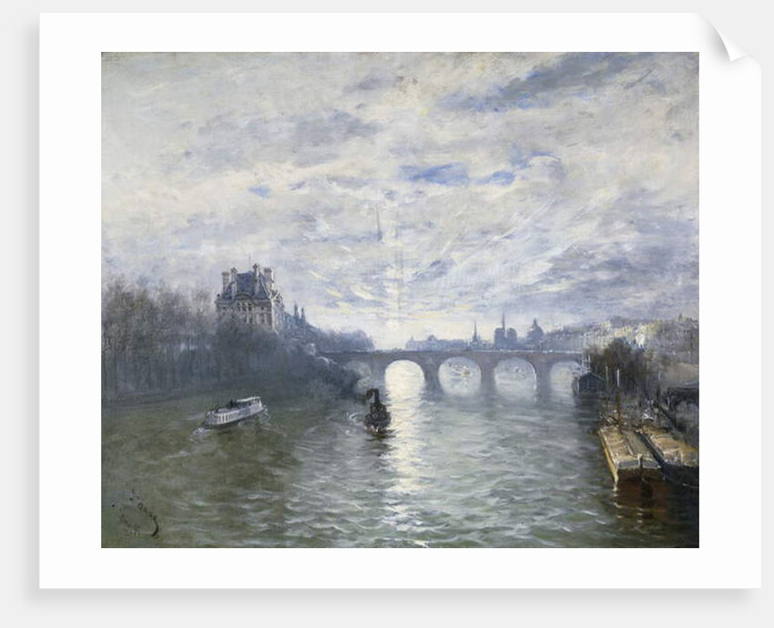 The Paris Royale on the Seine, 1895 by Frank Myers Boggs