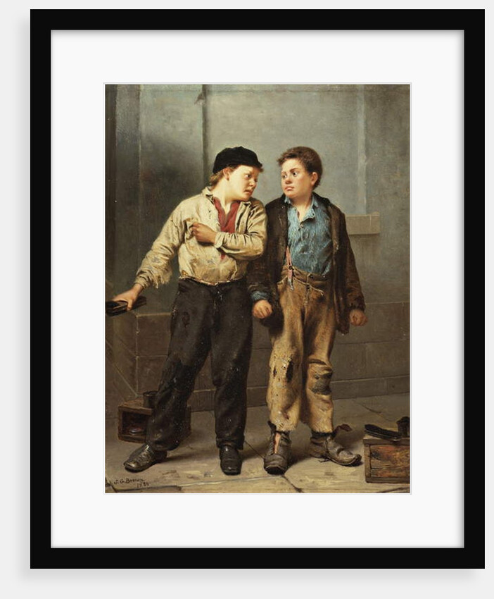 The Quarrel, 1866 by John George Brown