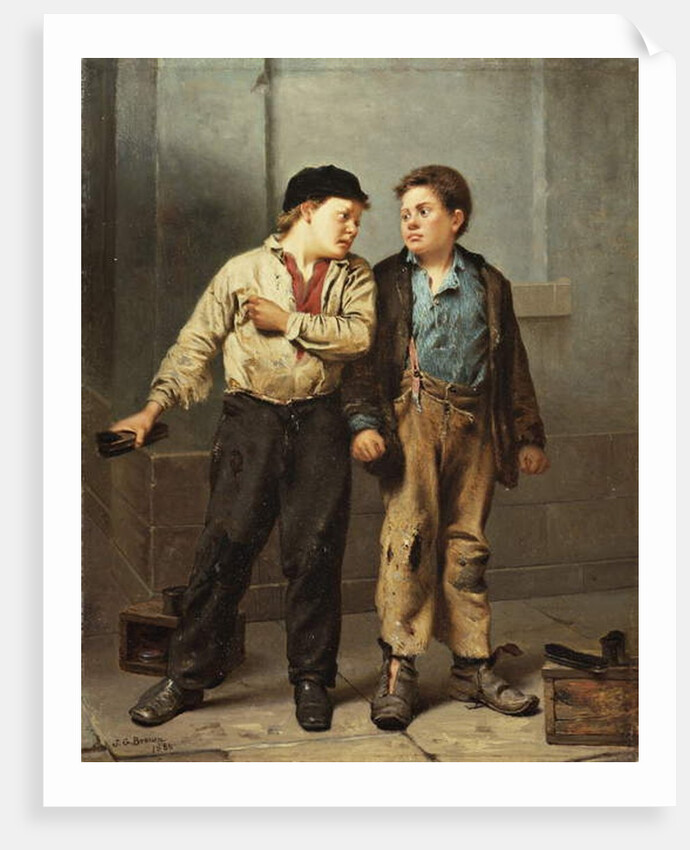 The Quarrel, 1866 by John George Brown