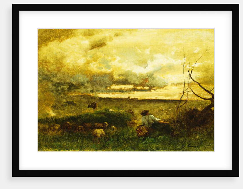 Golden Sunset by George Snr. Inness