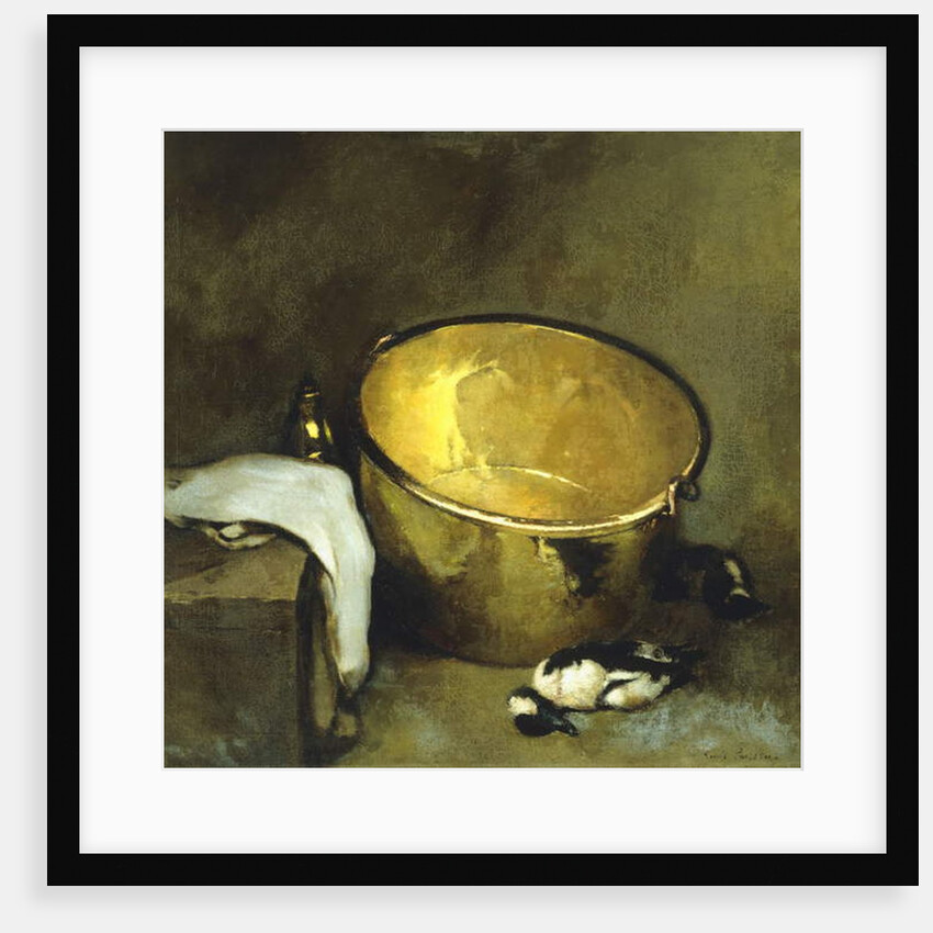 Still Life with Brass Pot by Emil Carlsen