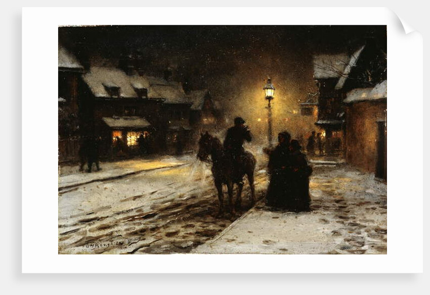 Arabian Shepherd and His Flock by Mark Fisher