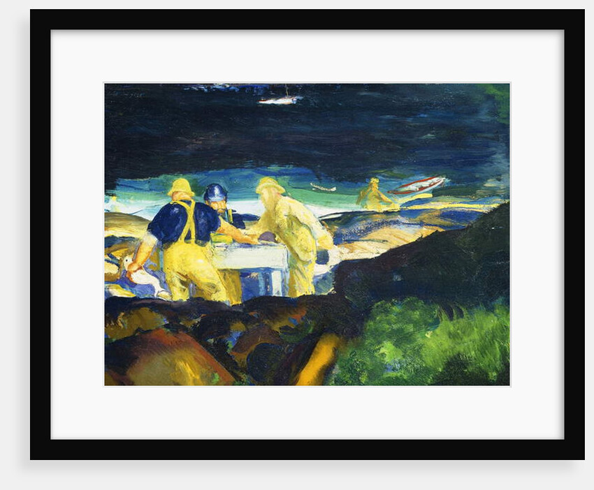 Tending the Lobster Traps, Early Morning by George Wesley Bellows