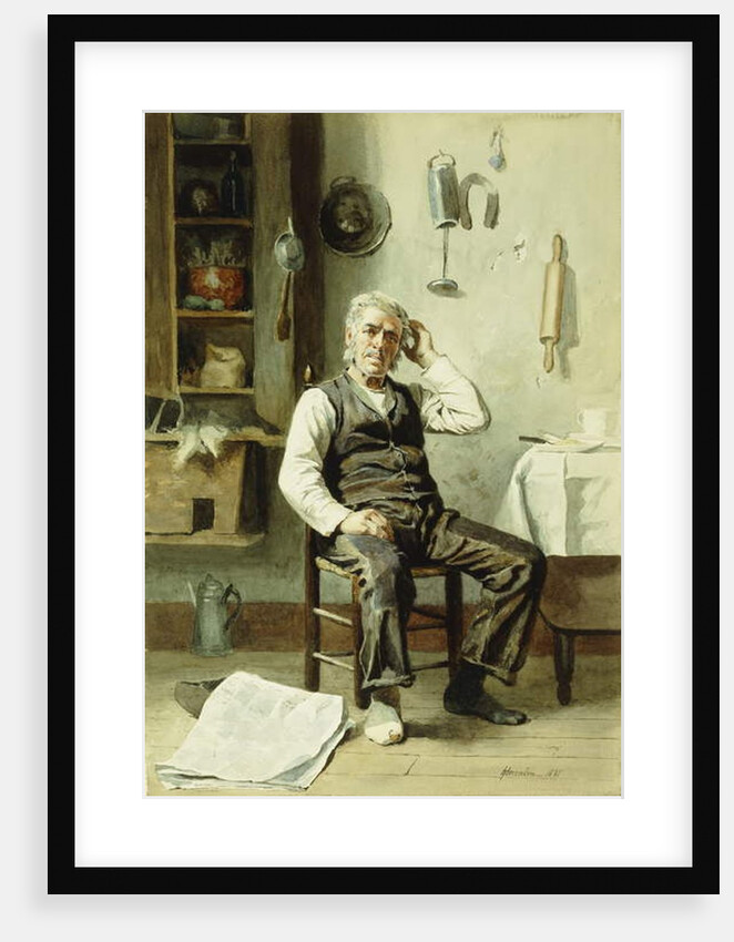 Puzzled, 1881 by Thomas Hovenden