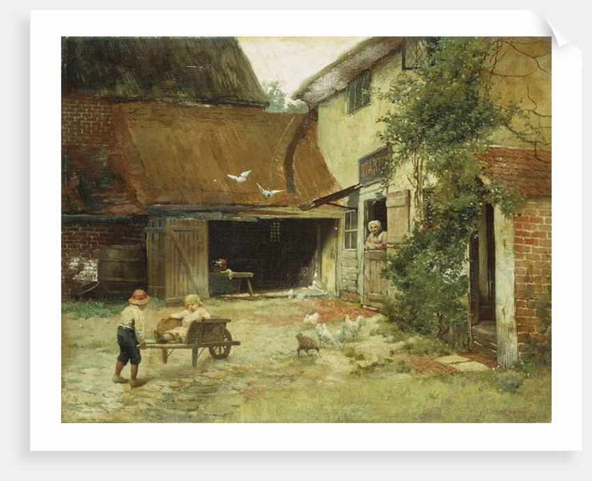 A Cottage in Brooklyn by James Wells Champney