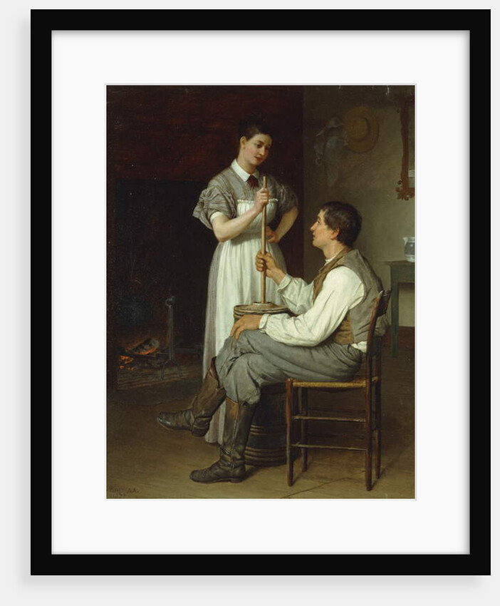The Helping Hand, 1877 by Enoch Wood Perry