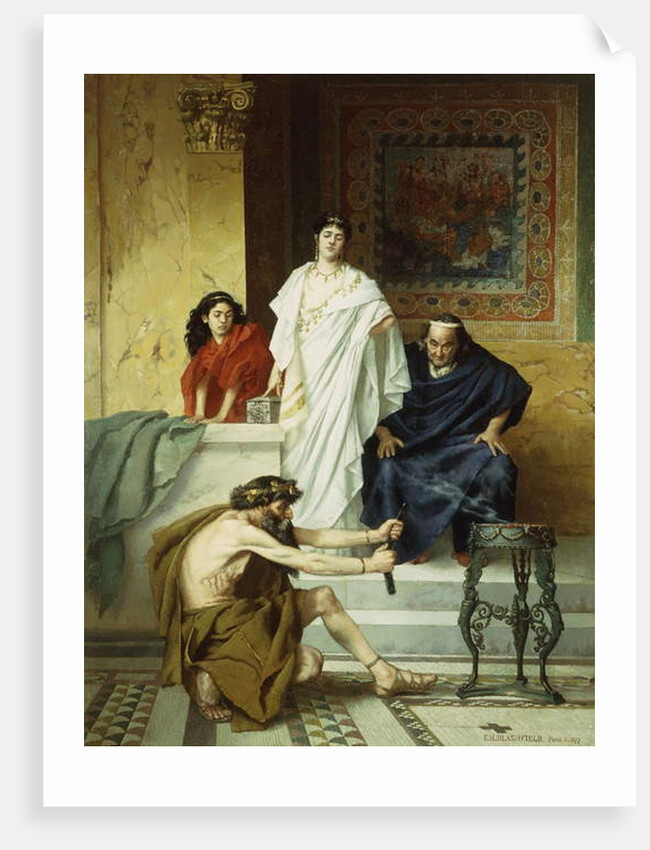 Preparing for a Sacrifice, 1877 by Edwin Howland Blashfield