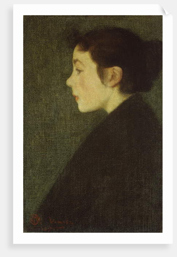 Venetian Profile, 1895 by Hermann Dudley Murphy