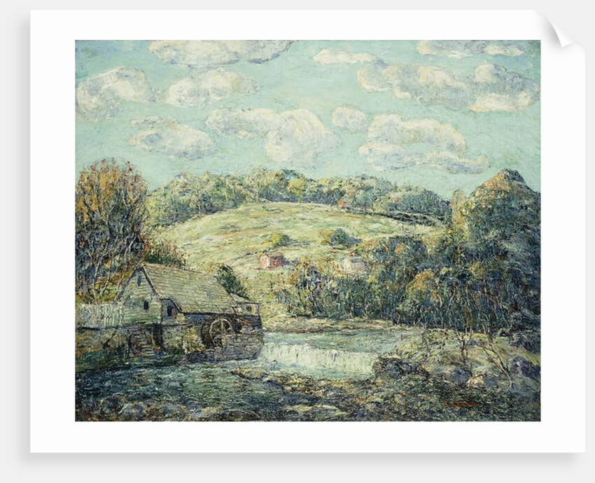The Old Mill, Wilton, Connecticut by Ernest Lawson