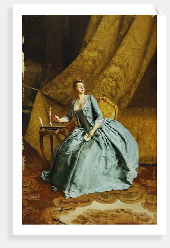 The Missive by Gustave Jacquet