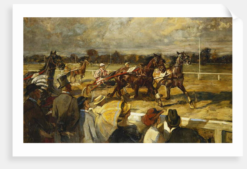 Trotting, Hoppe-Garden, Berlin, c.1900 by School German