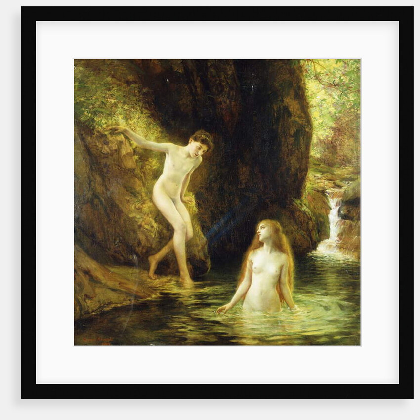 Daphnis and Chloe by Gustave Courtois