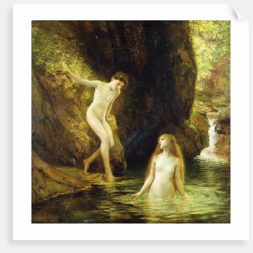 Daphnis and Chloe by Gustave Courtois