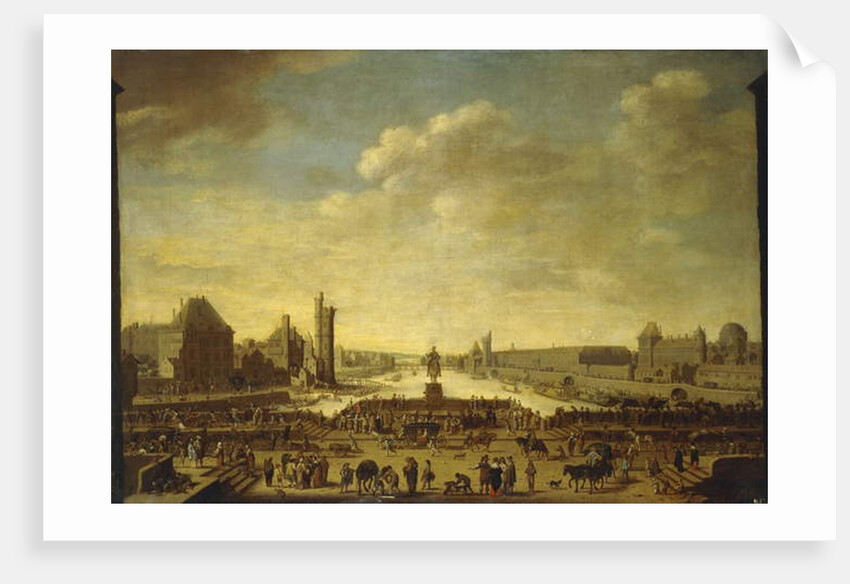 A View of Paris from the Point de la Cite by Theodor Matham