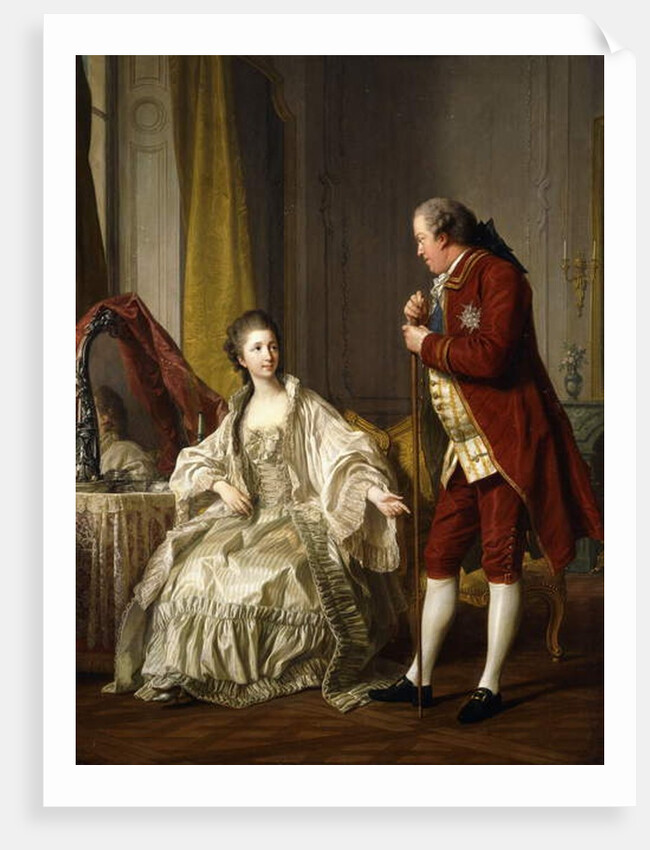 Double Portrait of the Marquis and Marquise de Marigny, 1769 by Louis Michel van Loo