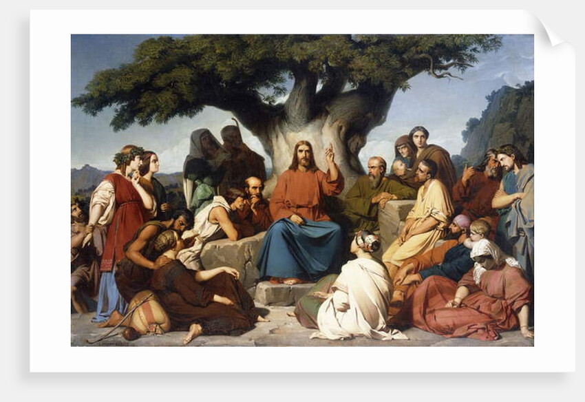 Surmon de Jesus-Christ sur la Montagne, 1844 by Edouard Louis Dubufe