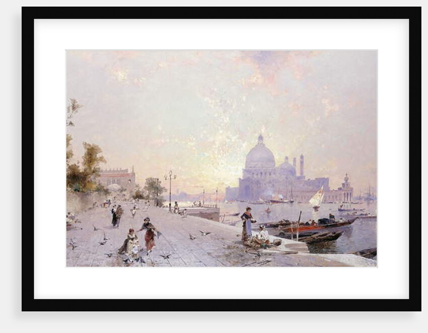 Saint Mary of Health, Venice: Santa Maria della Salute, Venice by Franz Richard Unterberger