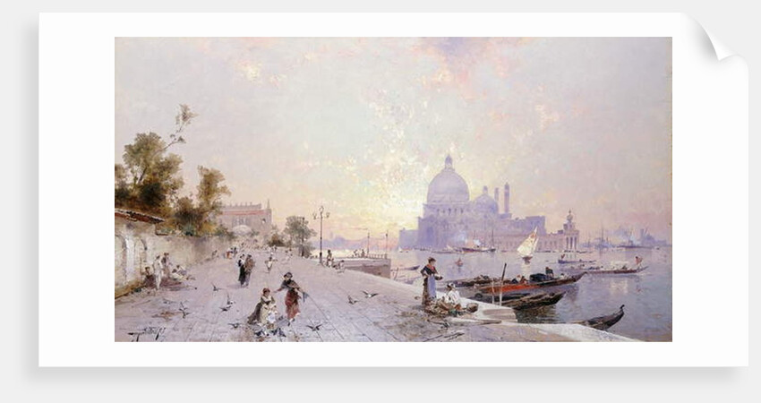 Saint Mary of Health, Venice: Santa Maria della Salute, Venice by Franz Richard Unterberger