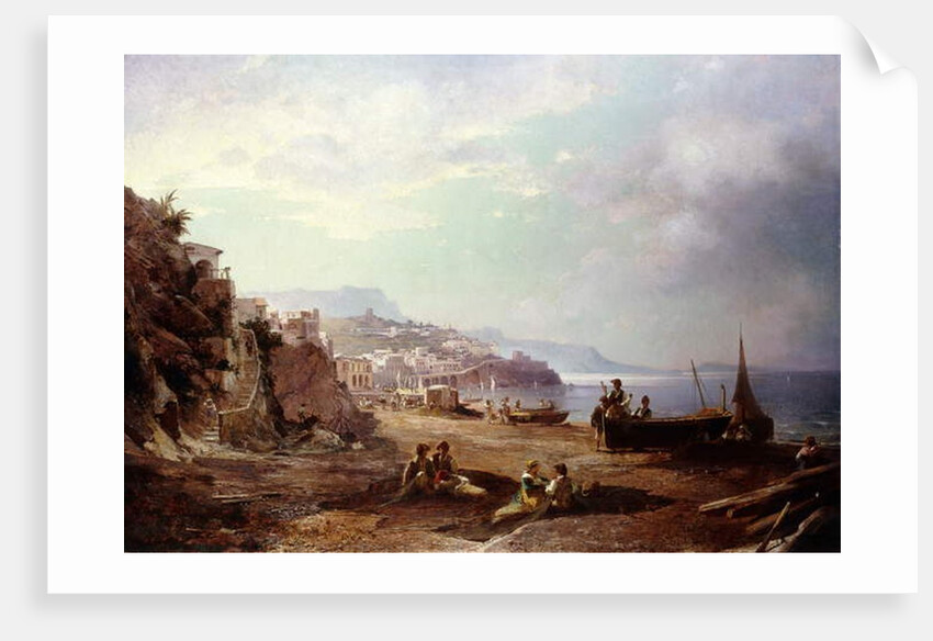 Amalfi, 1870 by Franz Richard Unterberger