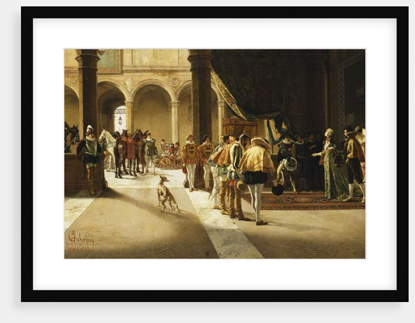 The Arrival, 1882 by Pietro Gabrini