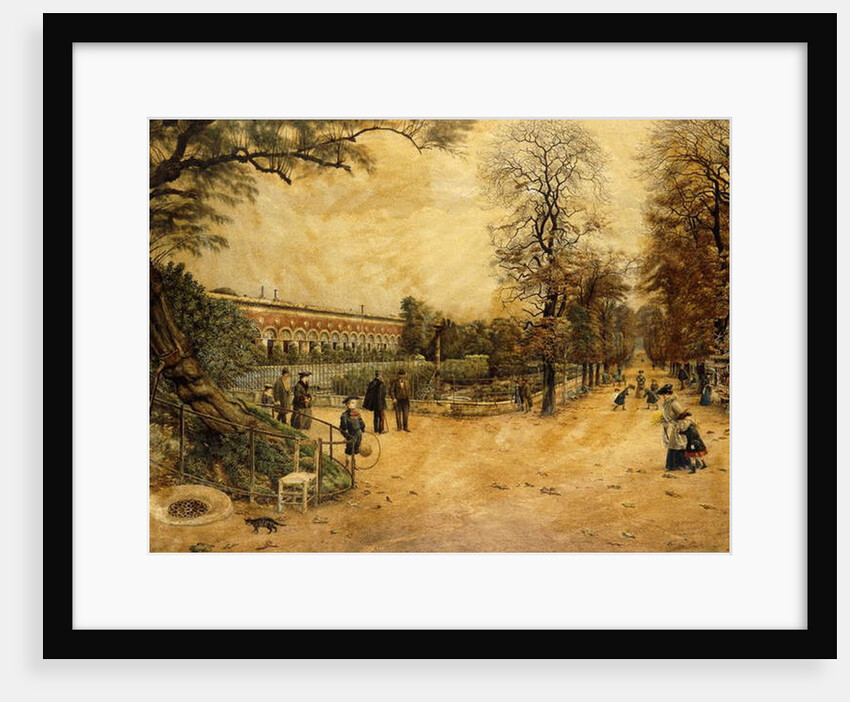 Les Jardins des Luxembourg, Paris, 1904 by Fernand Auguste Besnier