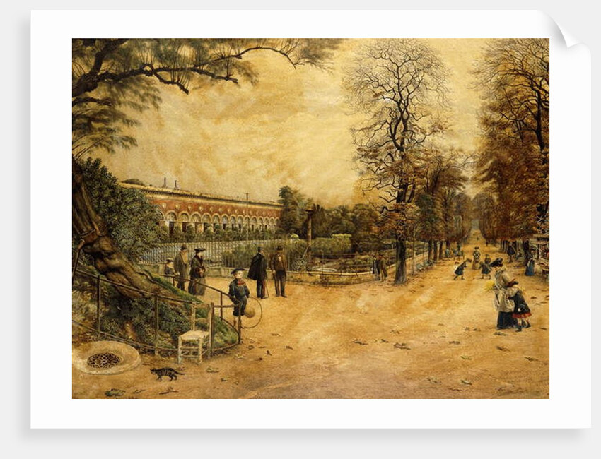 Les Jardins des Luxembourg, Paris, 1904 by Fernand Auguste Besnier