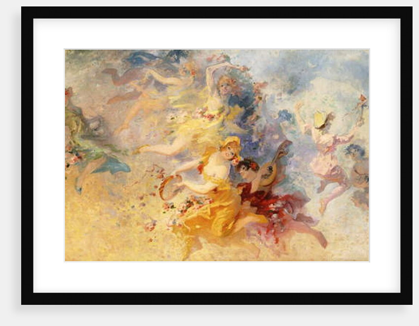 Spring, 1900 by Jules Cheret