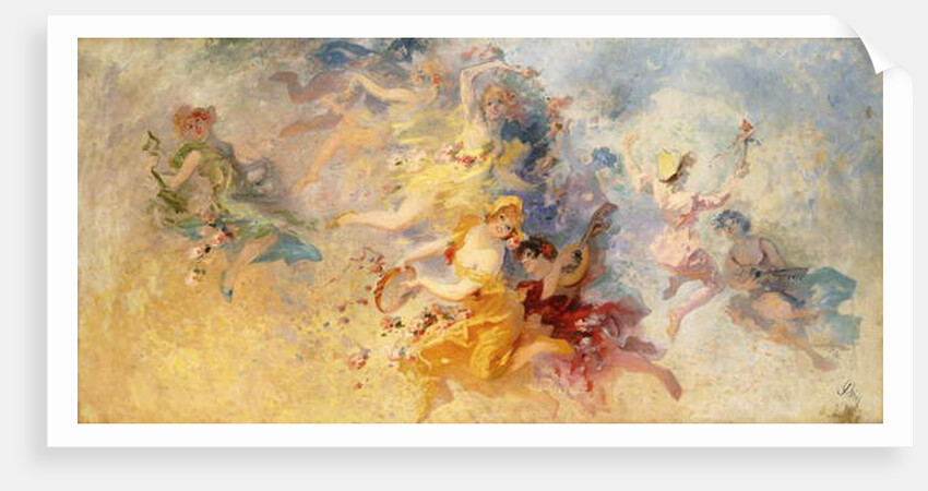 Spring, 1900 by Jules Cheret