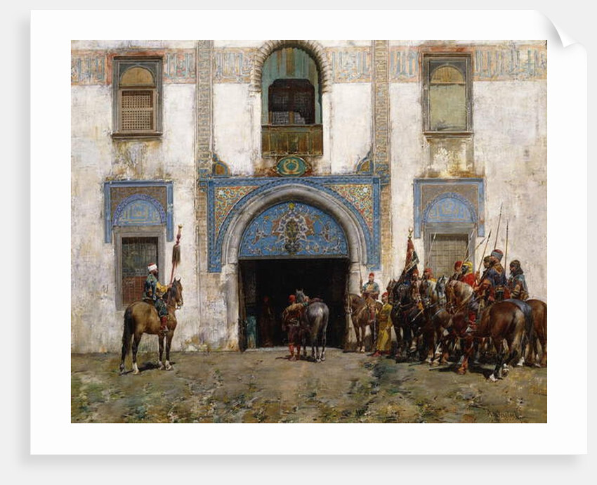 The Palace Guard by Alberto Pasini
