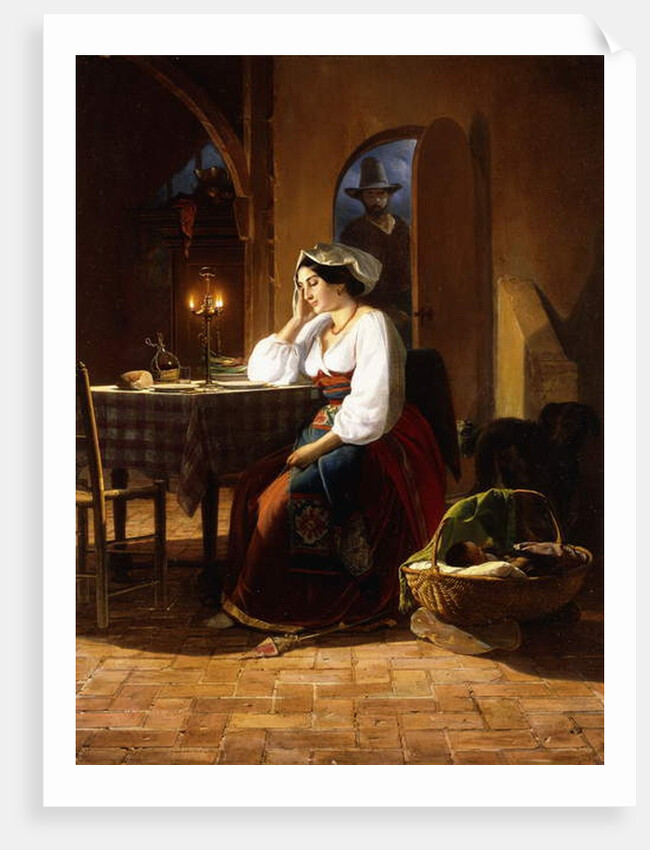 Late Home, 1854 by Jan Philip Koelman