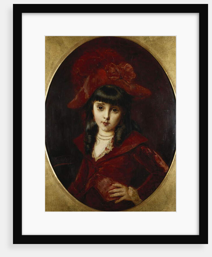 The Red Dress, 1881 by Leon Herbo