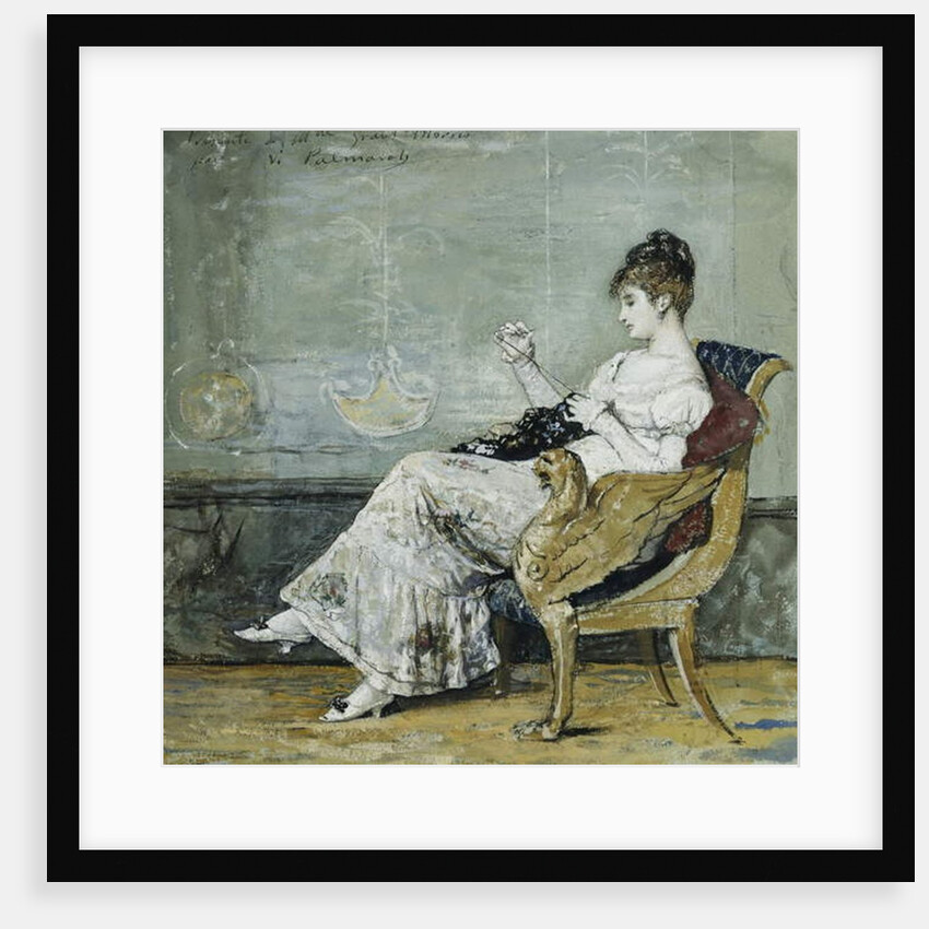 A Peaceful Moment by Vincente Gonzalez Palmaroli