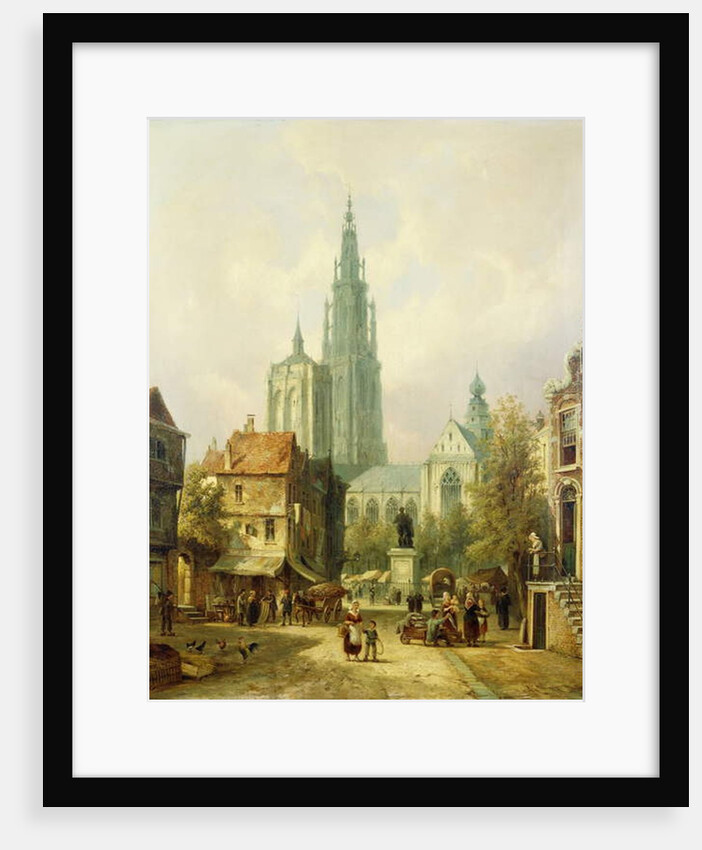 A View of Antwerp, 1870 by Pieter Cornelis Dommershuijzen