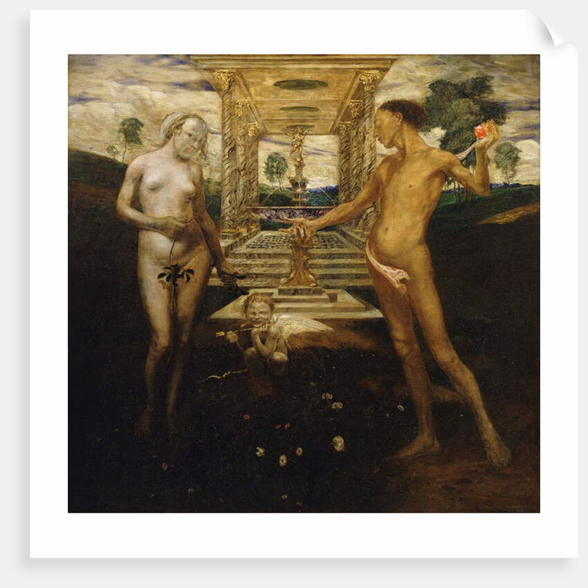 Adam and Eve, 1901-10 by Friedrich Stahl