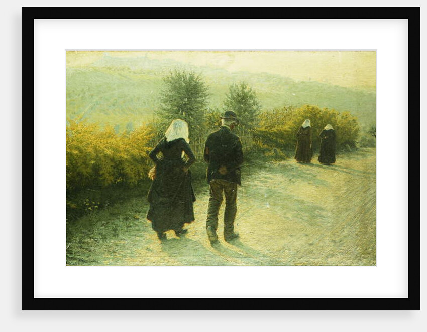 Alla Domenicale, 1890 by Angelo Morbelli