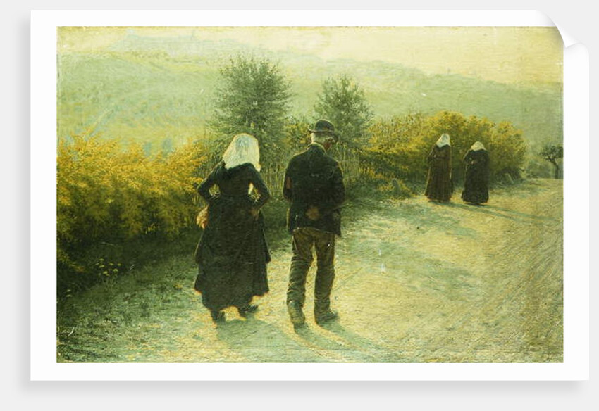 Alla Domenicale, 1890 by Angelo Morbelli
