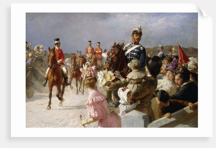 The King is Coming, 1898 by Otto Bache