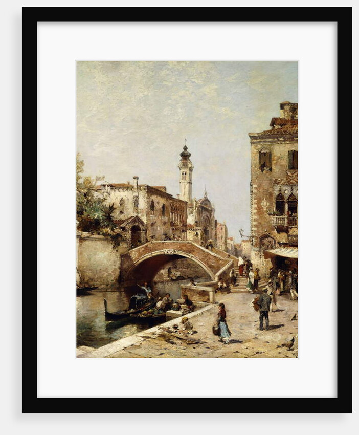 Santa Catarina Canal, Venice by Franz Richard Unterberger