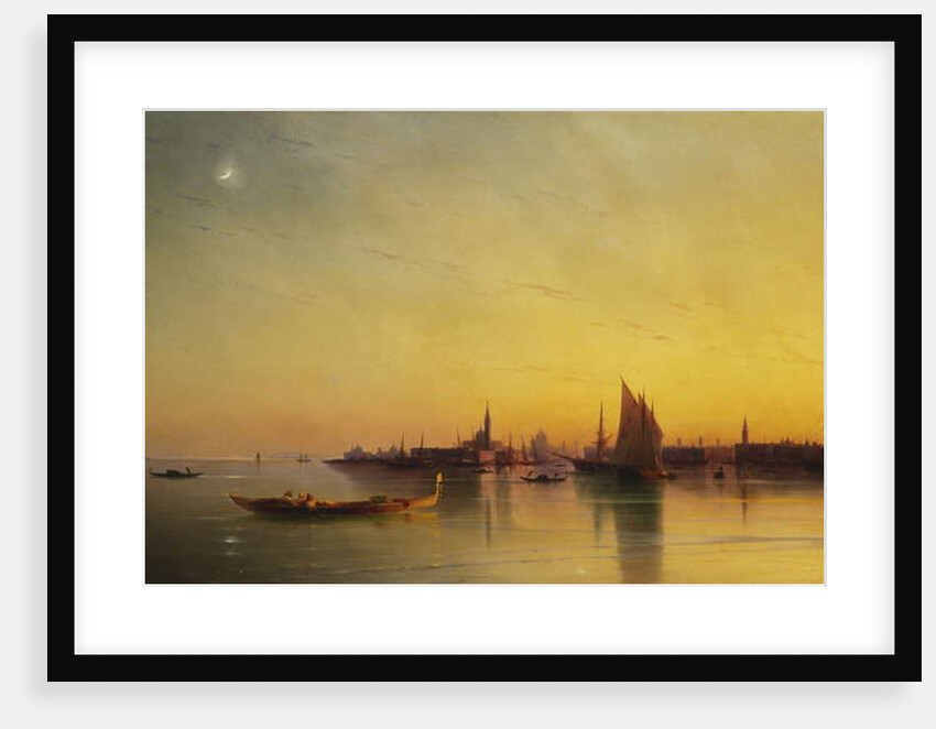 Venice from the Lagoon at Sunset, 1873 by Ivan Konstantinovich Aivazovsky