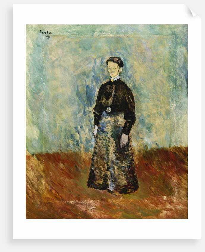 Stasjonsforstandersken pa Skagen, 1921 by Ludwig Karsten