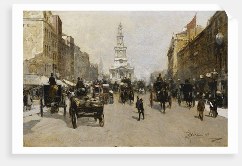 The Strand, London, 1888 by Paolo Sala