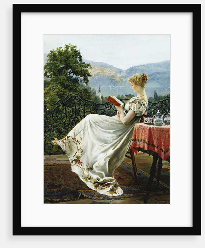 On the Terrace by Johann Hamza